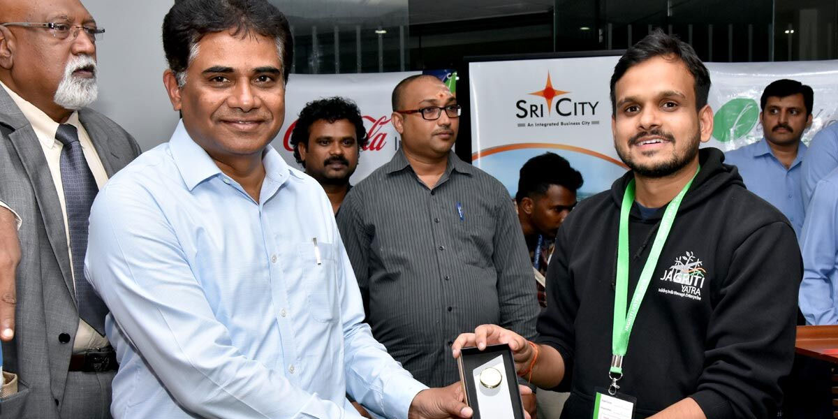 Jagriti team visits Sri City, interacts with CEOs