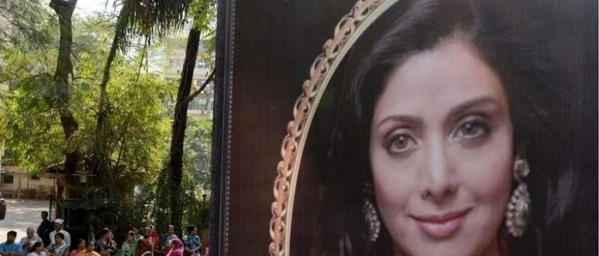 Sridevi’s funeral today