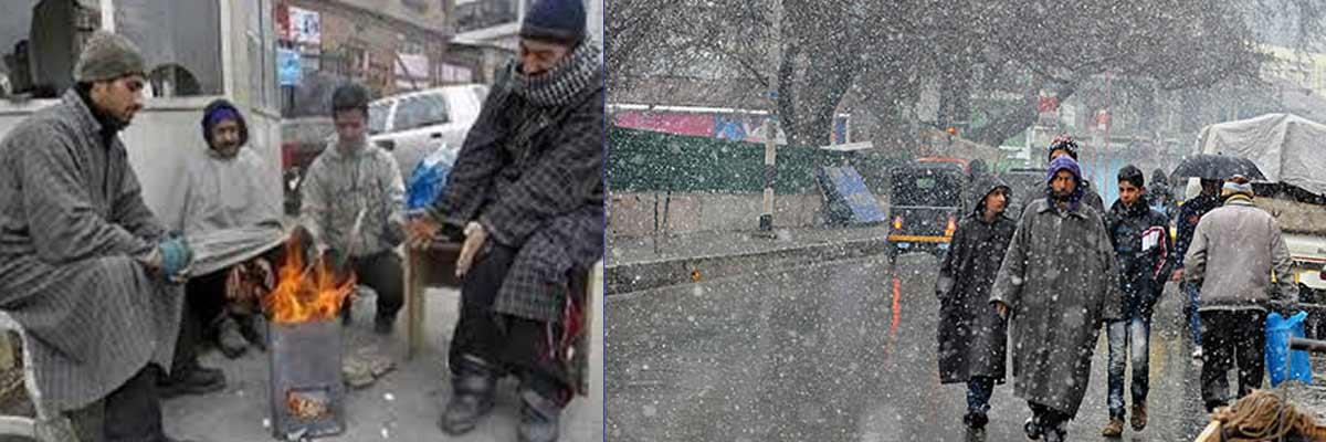 Night temperature dips across Kashmir following rain and snow