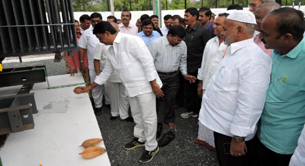 Chandrababu to inaugurate Siddhapuram Lift-Irrigation scheme soon