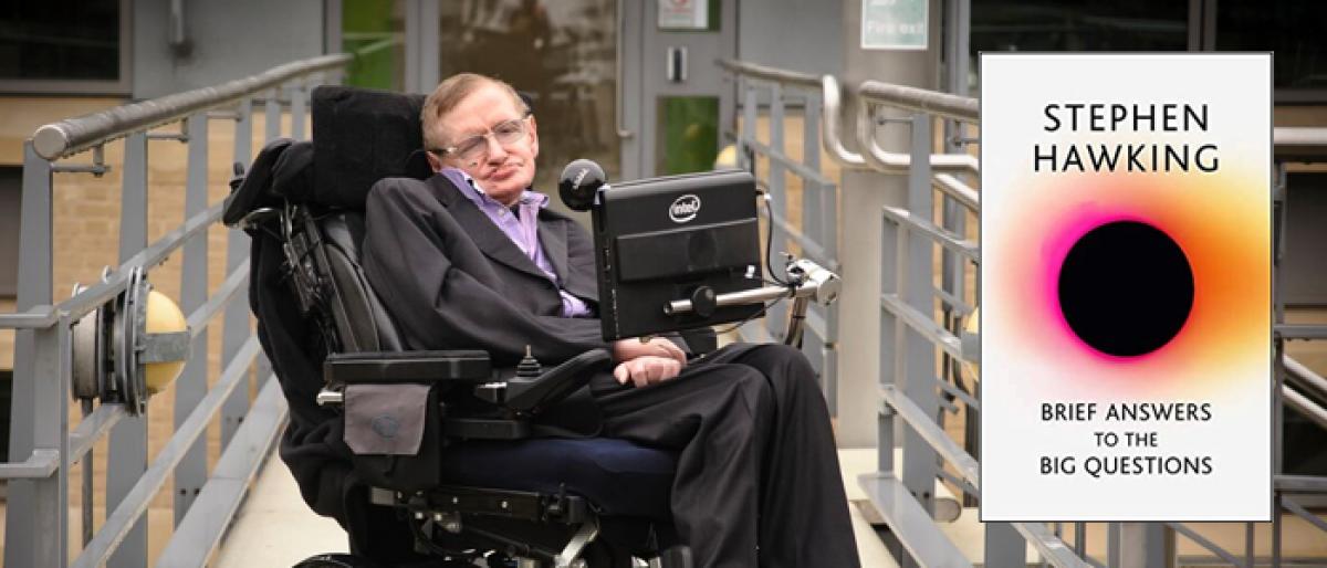 There’s no God:  Hawking in his last book