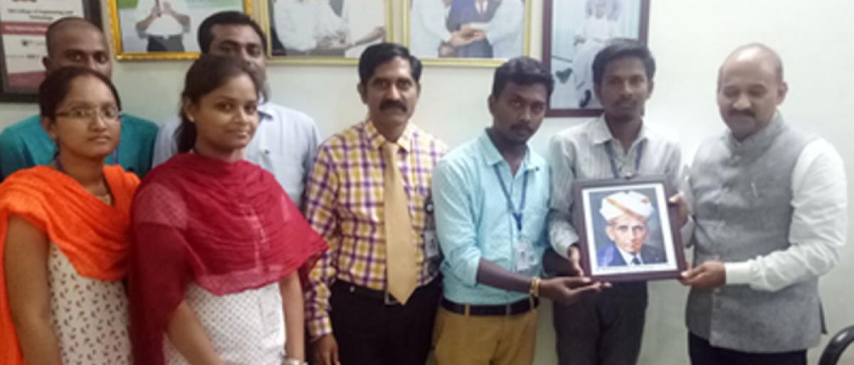 Engineers Day celebrated at QIS Engg College in Ongole