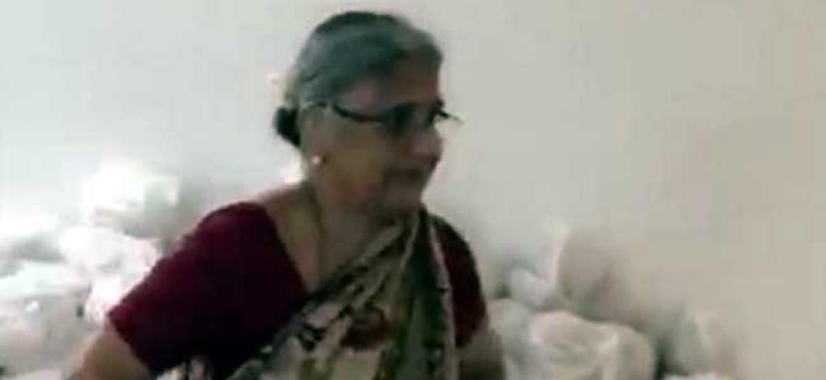 Video of Sudha Murthy goes viral, heres why