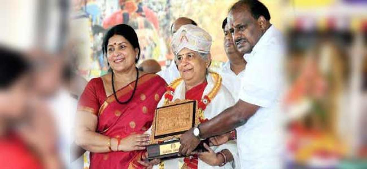 Mysuru Dasara: Maharajas protected City,Kannada, culture, says Sudha Murty
