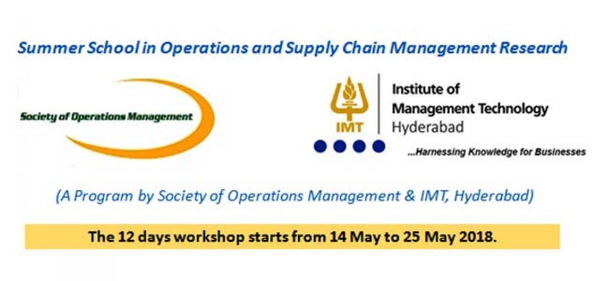 Summer School in Operations and Supply Chain Management Research