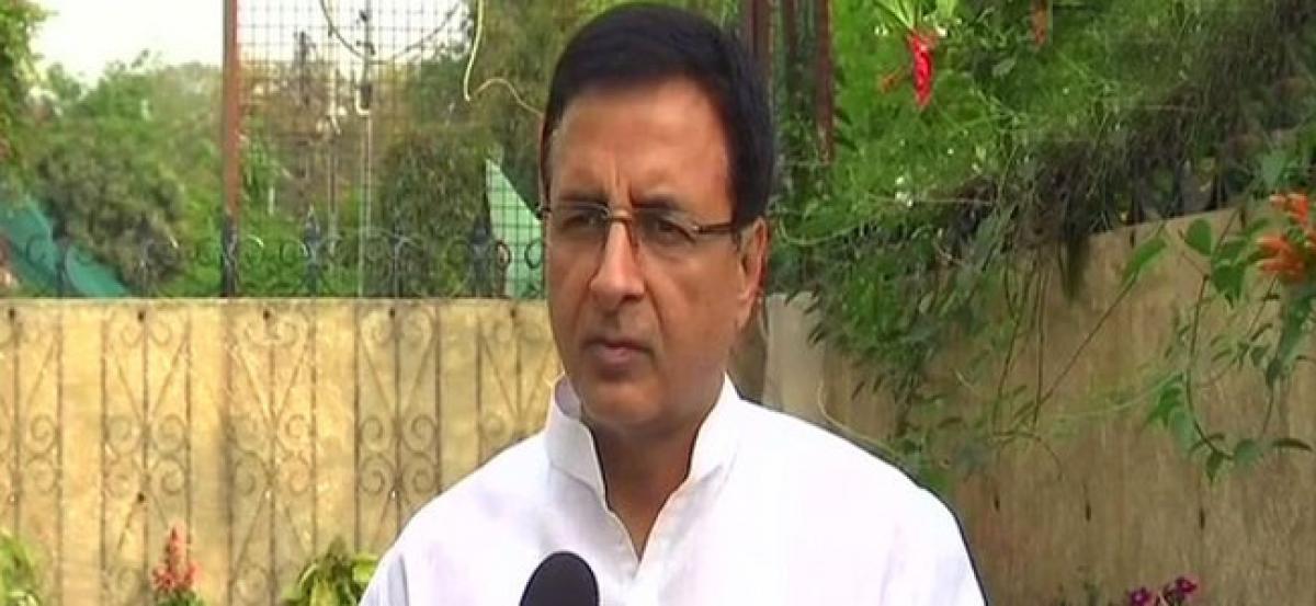 Shah loses battle before it starts: Surjewala