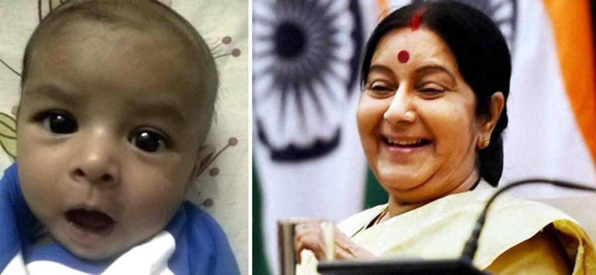 Sushma offers medical visa to Pakistani baby