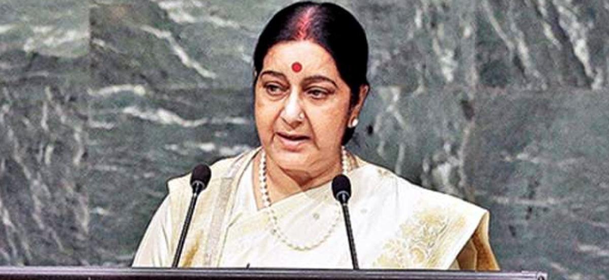 Terroristan Pakistan & climate change likely to be Swarajs focus in UN address