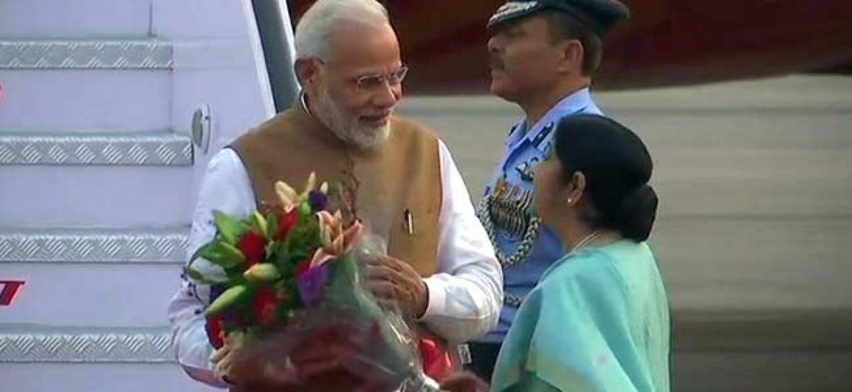 PM Modi returns from China