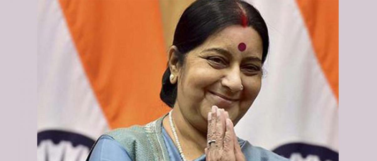 Swaraj helps Indians stranded in Nepal