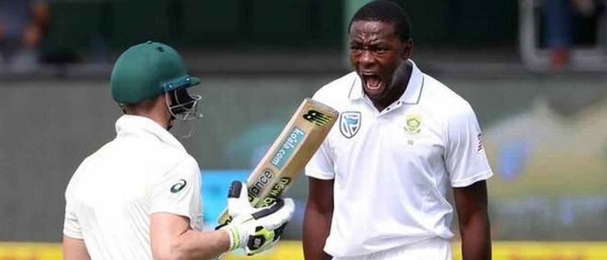 Rabada charged, faces series ban