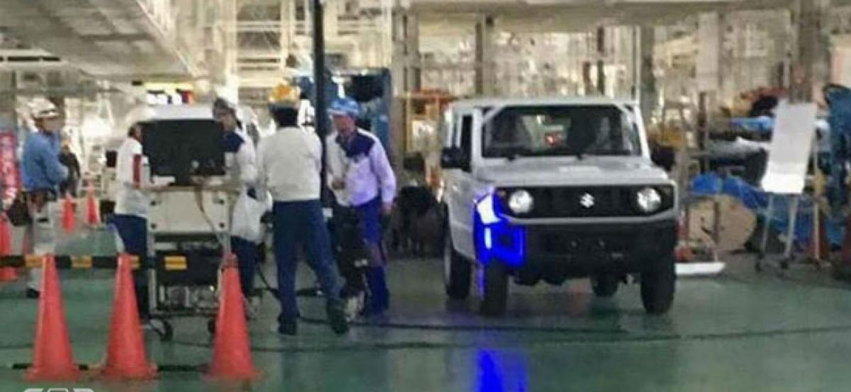 2018 Suzuki Jimny Seen Undisguised For The First Time