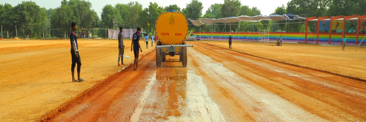 All set for hosting National Inter District Junior Athletic Meet