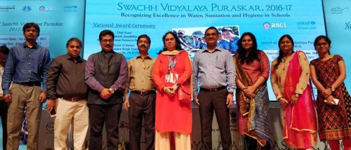 ASCI contributes to Swachh Vidyalaya