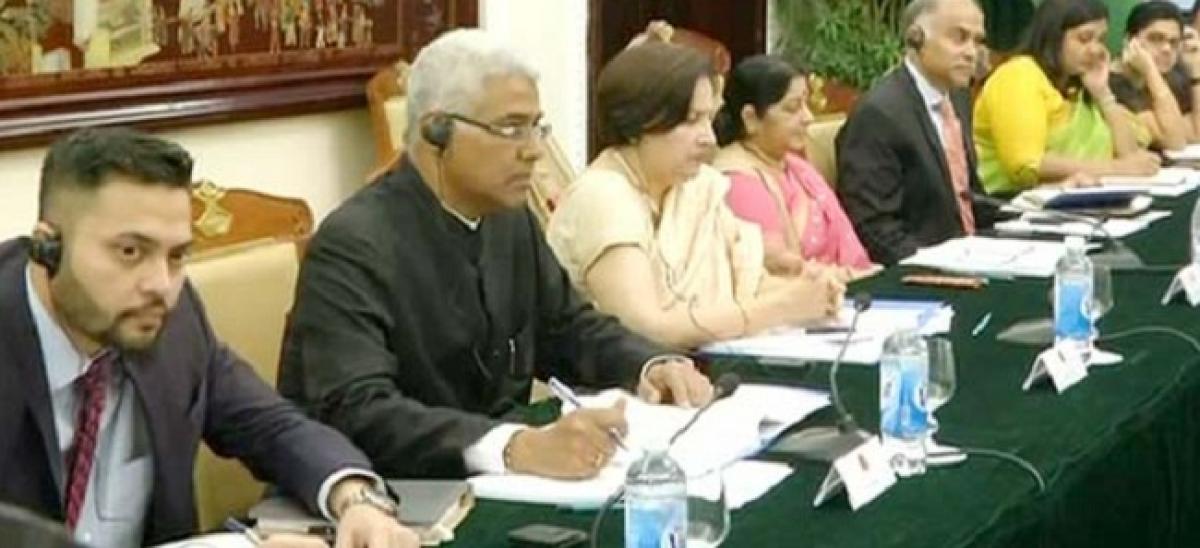 Swaraj co-chairs 16th Joint Commission in Vietnam