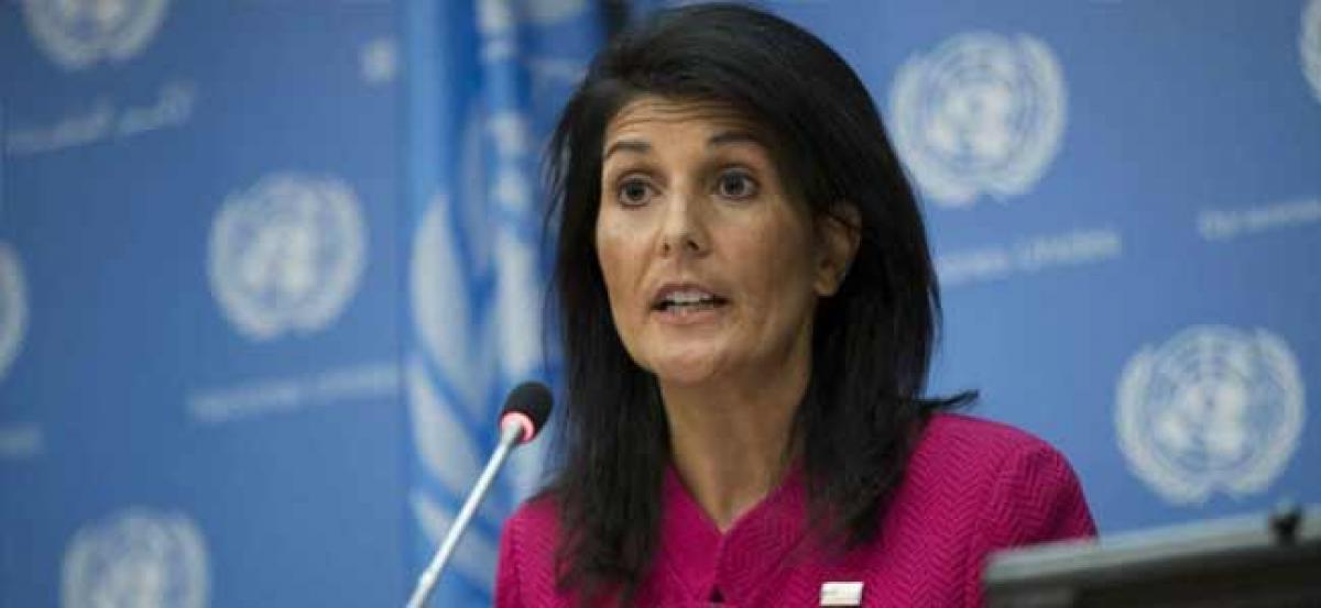 US hopes for UN vote on new Syria toxic gas inquiry next week