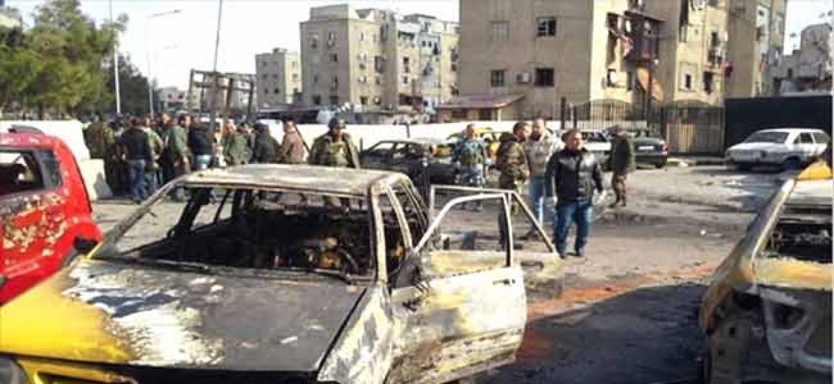 12 killed in Syria bombings