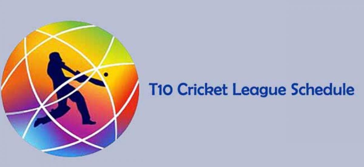 T10 Cricket League Schedule