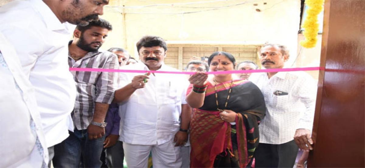 Minister Talasani Srinivas Yadav inaugurates gym