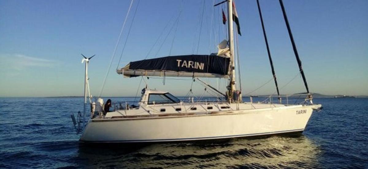 INSV Tarini enters Cape Town