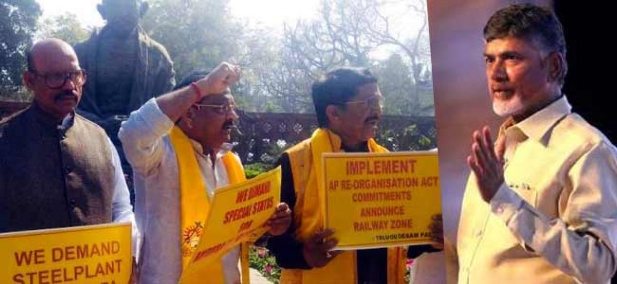 AP TDP MPs want severing ties with NDA