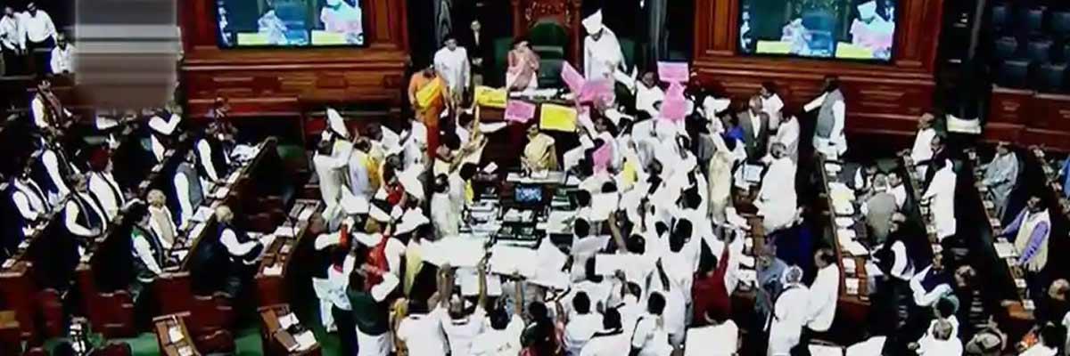 Lok Sabha witnesses disruptions as members protest