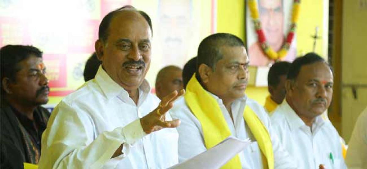 TDP faults KCR’s idea of changing PR Act