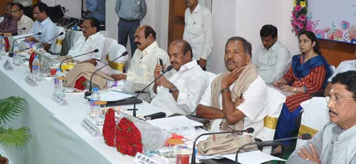 TDP Mps boycotted meeting with railway officials