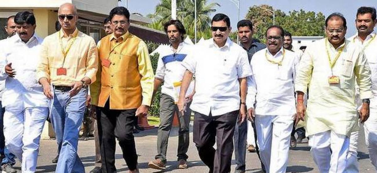 TDP mustering support for No Confidence Motion