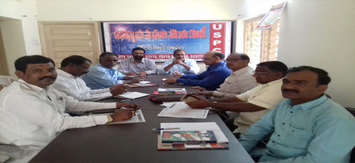 Teachers want KCR’s assurances implemented