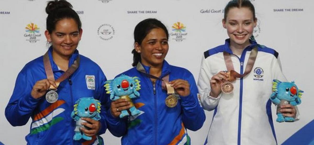 Shooter Tejaswini Sawant breaks CWG record to clinch gold