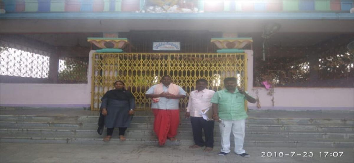 Endowments Assistant Commissioner visits 61 temples