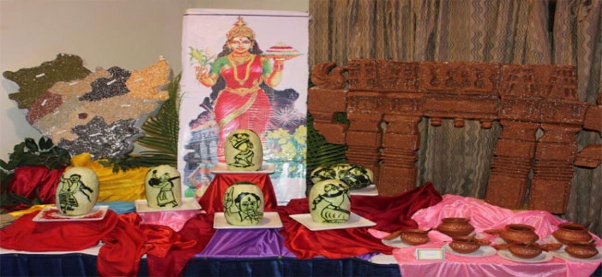 Telangana culture & cuisine displayed