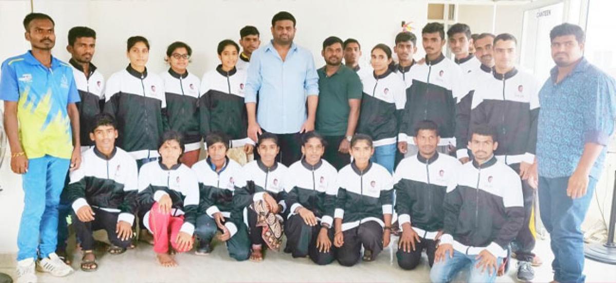 Pilot Rohit Reddy sponsors district athletes