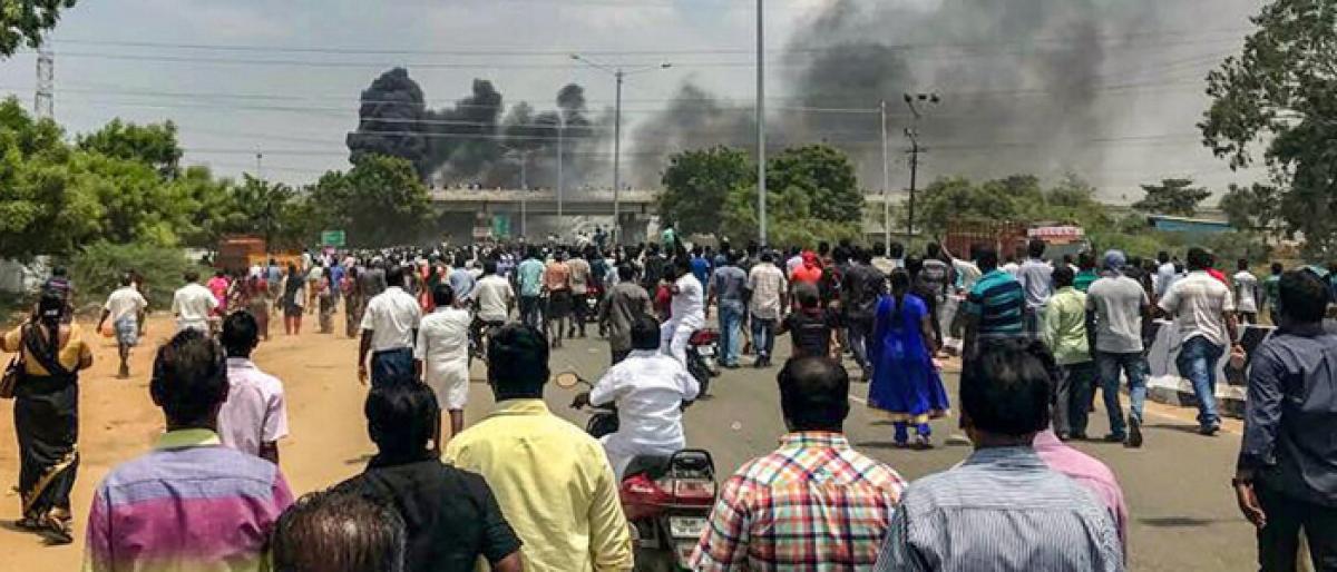 Anti-Sterlite rally turns violent, 10 killed in firing