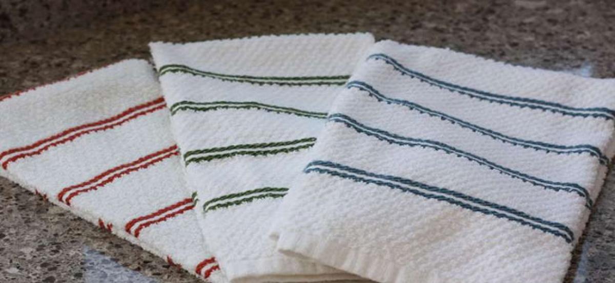 How your kitchen towels can cause food poisoning