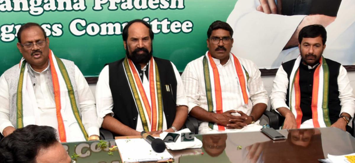 Youth, students are major victims of KCR cheating: Uttam