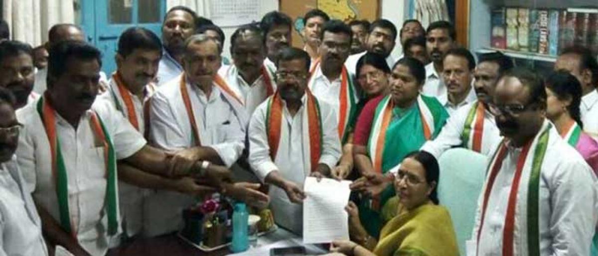 Congress demands indirect elections to GPs in Telangana