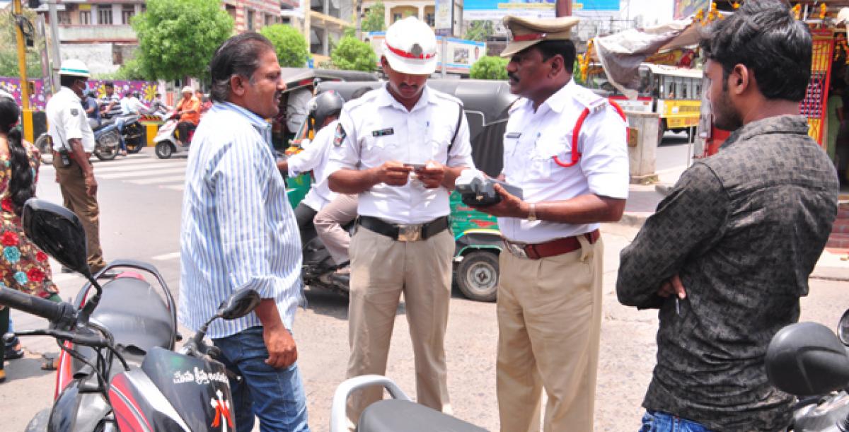 Fine imposed on 730 traffic violators