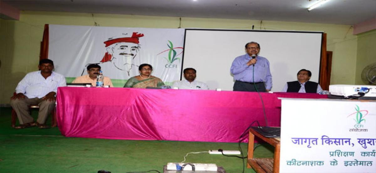 Training program on safe handling of pesticides held