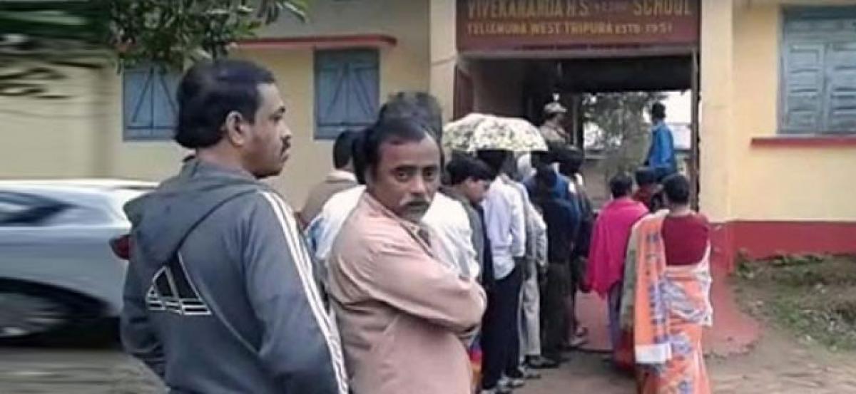 Tripura re-polling: 37% voter turnout recorded till 11 a.m.