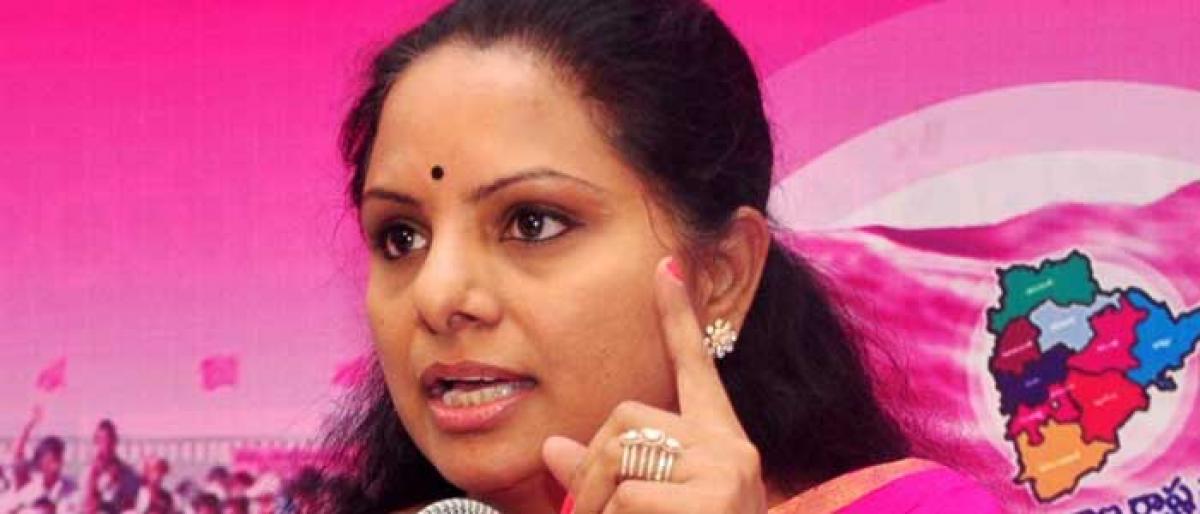 Kavitha sure of TRS romping home in polls