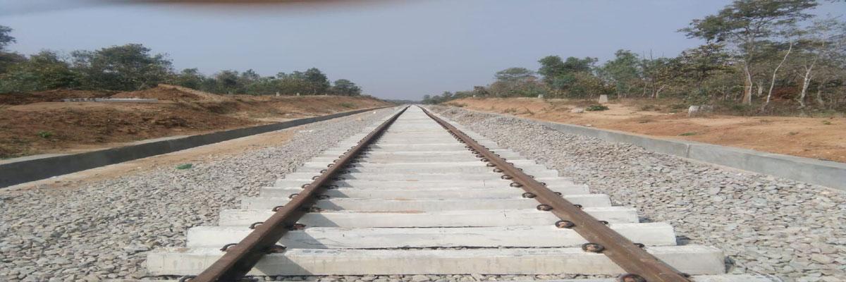 Hyderabad-Medak railway works on track