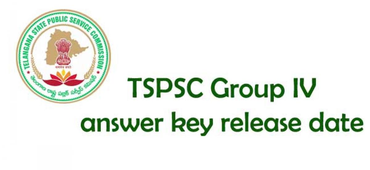 TSPSC Group IV answer key release date: check details here