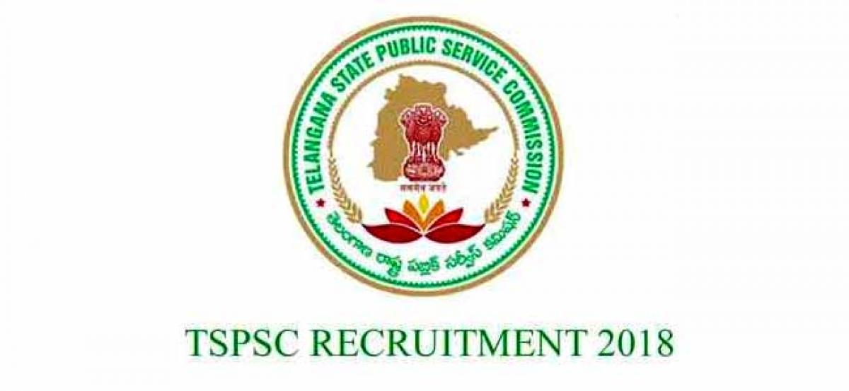 TSPSC Recruitment 2018: Online application submission process open for 293 posts