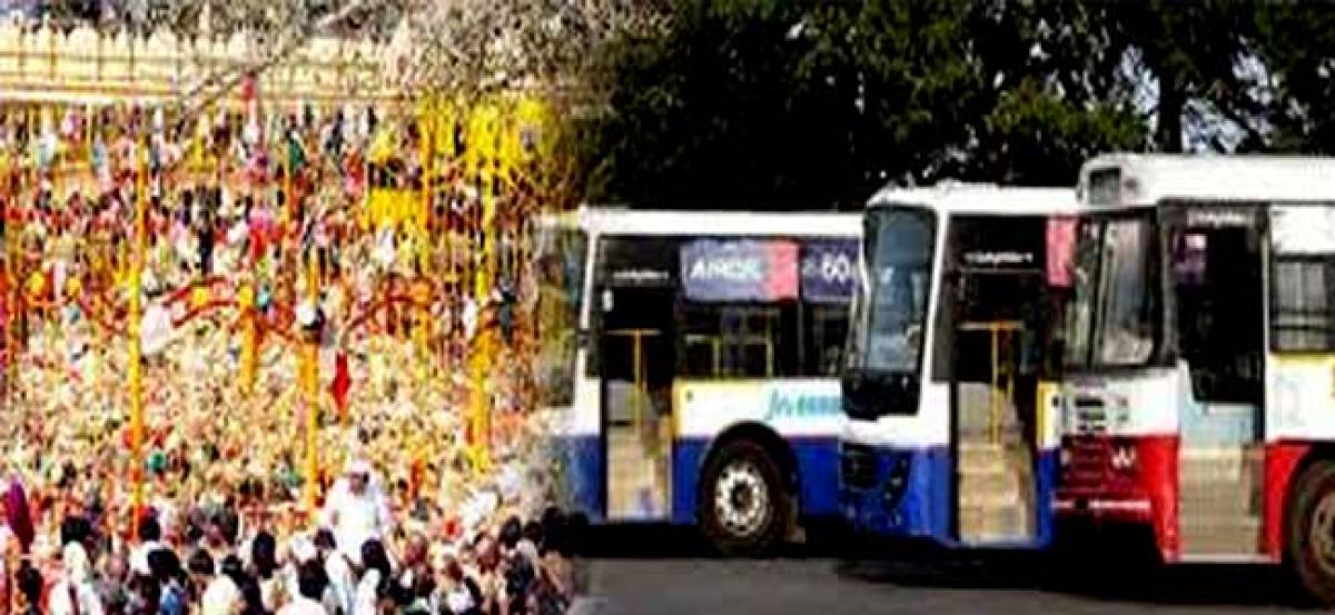 TSRTC transports over 10.25 lakh pilgrims for Medaram Jatra