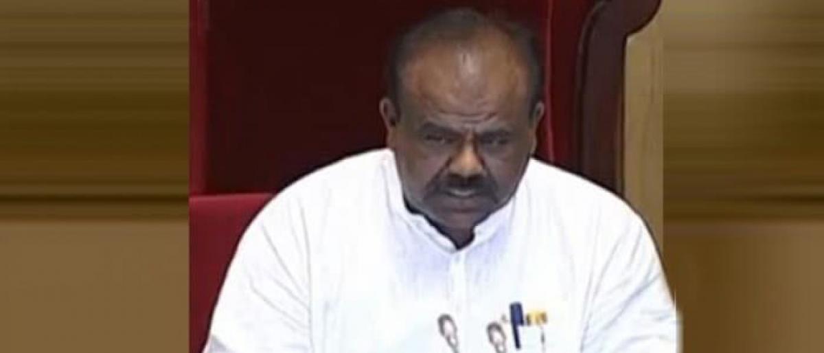 Speaker exceeding jurisdiction, allege TDP lawmakers