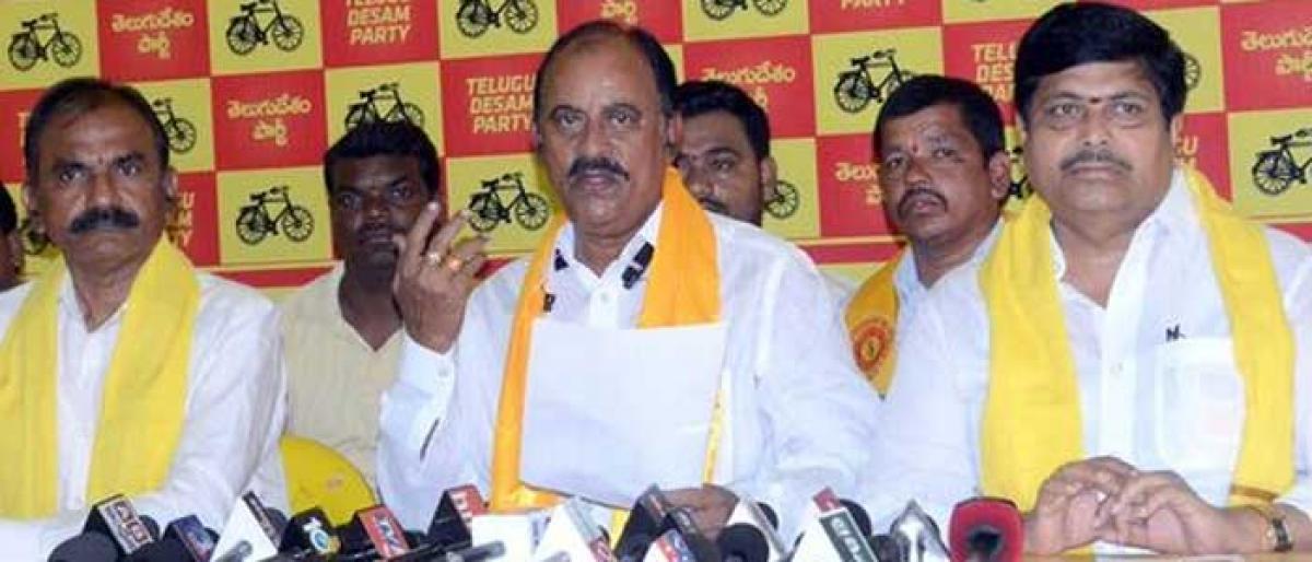 TDP blames KCR for Babli fiasco