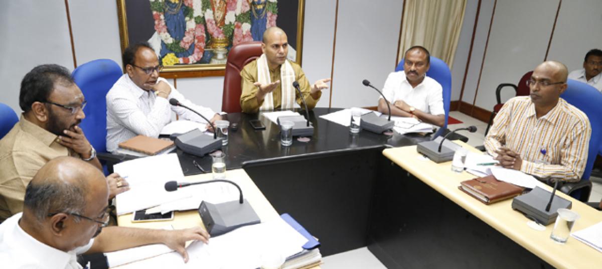 Prepare action plan for development of Kalyana Mandapams: TTD EO