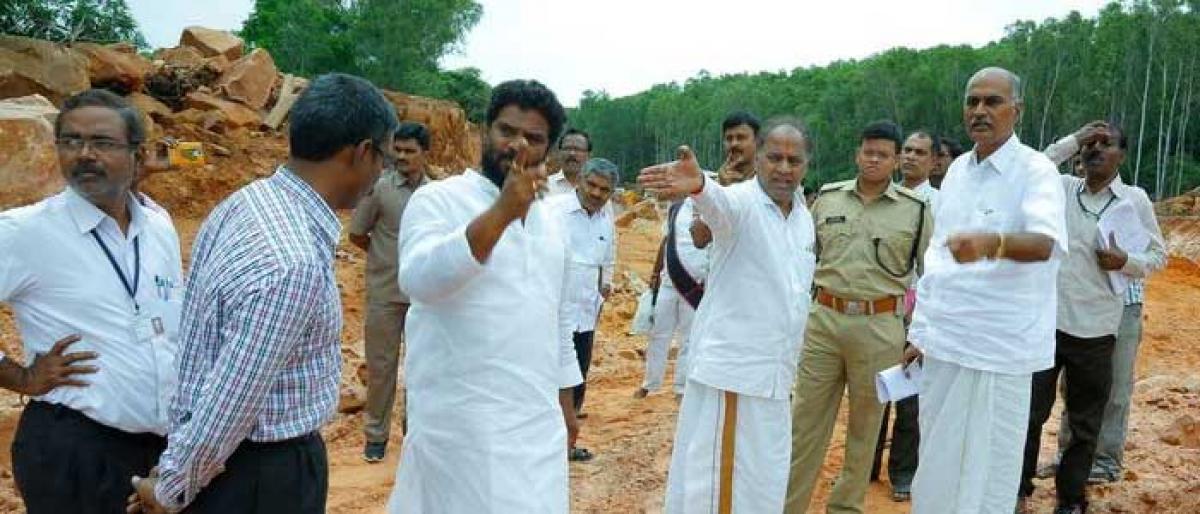 JEO inspects Brahmotsavams arrangements